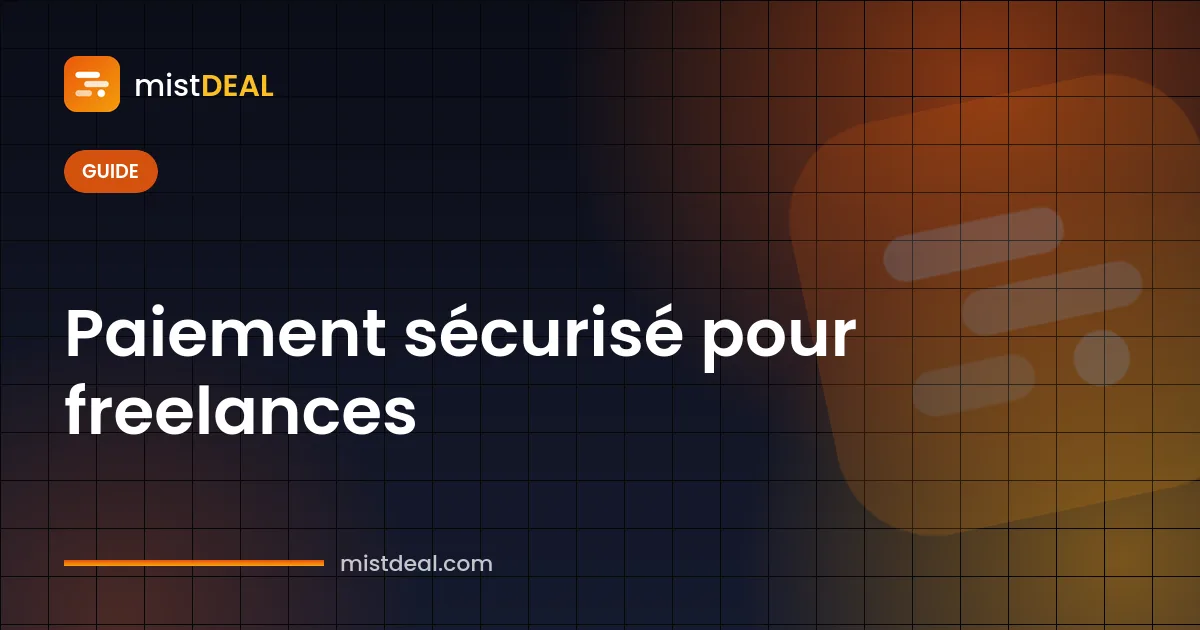 Illustration du paiement sécurisé pour freelance, avec un travail terminé et un paiement conservé sous séquestre