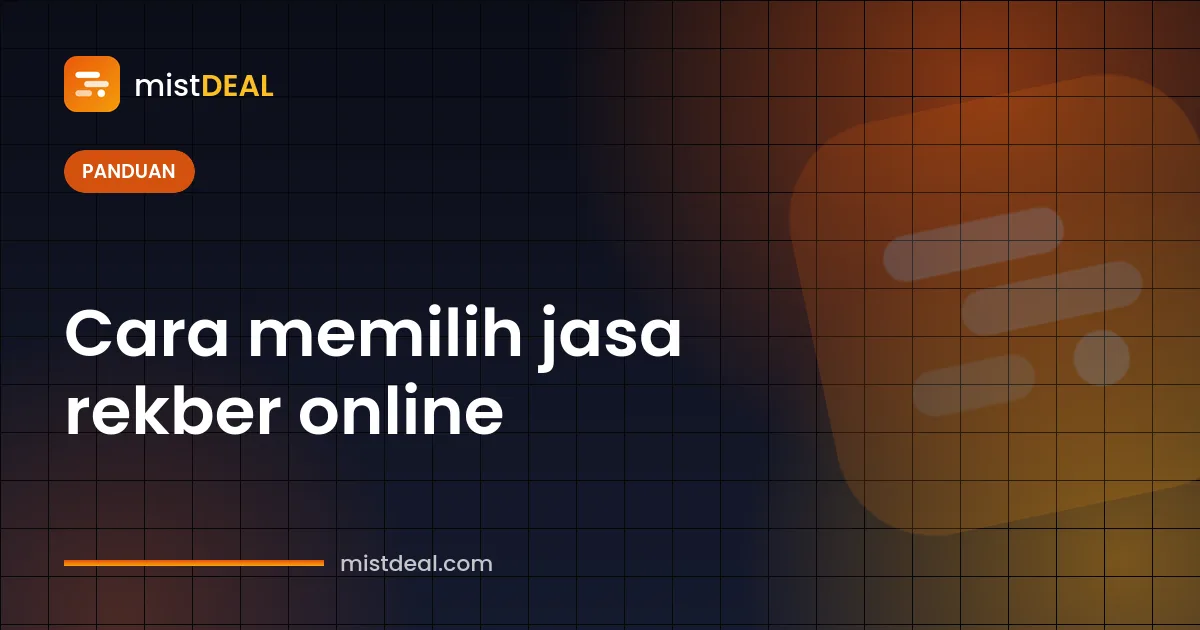 Checklist dan brankas terkunci yang menggambarkan cara memilih jasa rekber online (escrow)