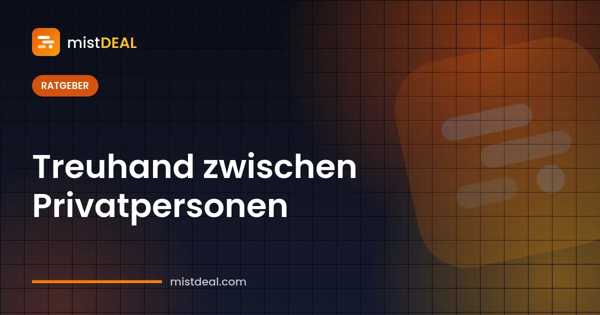 Illustration der Treuhand zwischen Privatpersonen mit Geld im Tresor zwischen zwei Nutzern