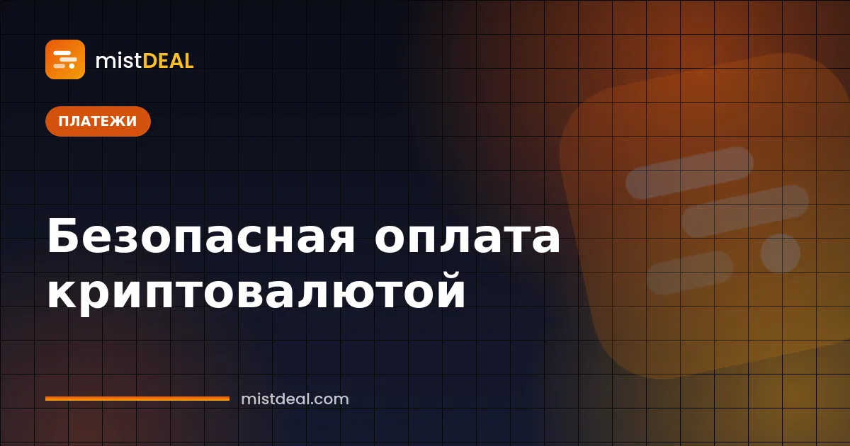 Обложка об оплате криптовалютой: проверка сети, суммы и адреса кошелька